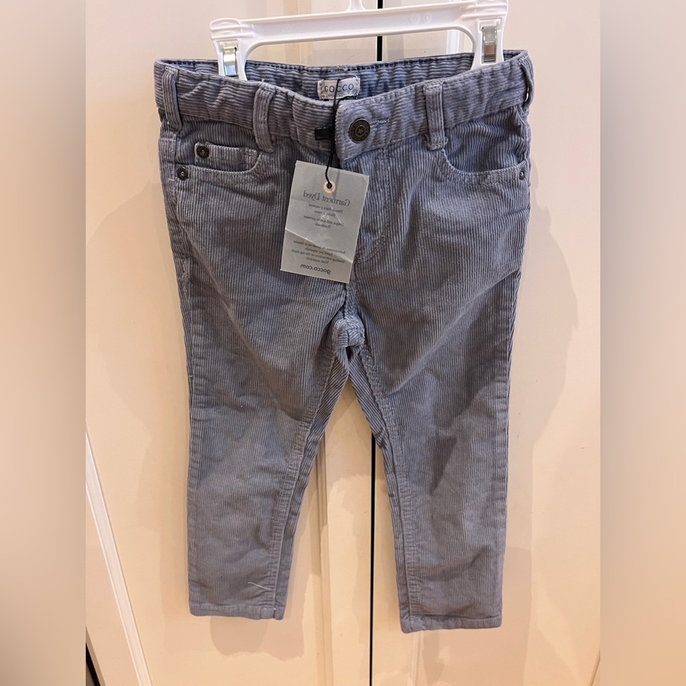 Gocco Gray Corduroy Pants 2-3t